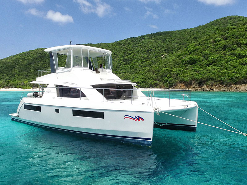 Yachtcharter Leopard 43 PC - Karibik, Britische Jungferninseln, Straßenstadt